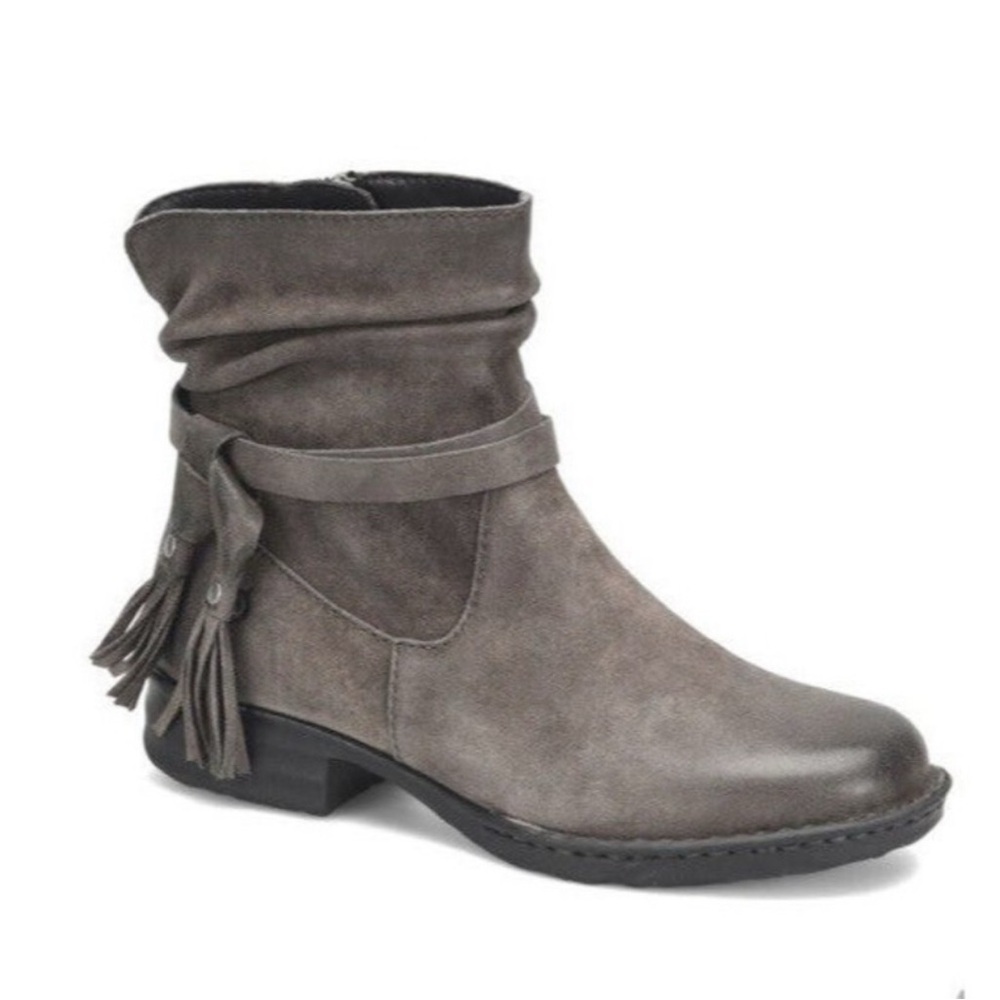 Born Kenya Gray Suede Size 9 Slouchy Boots